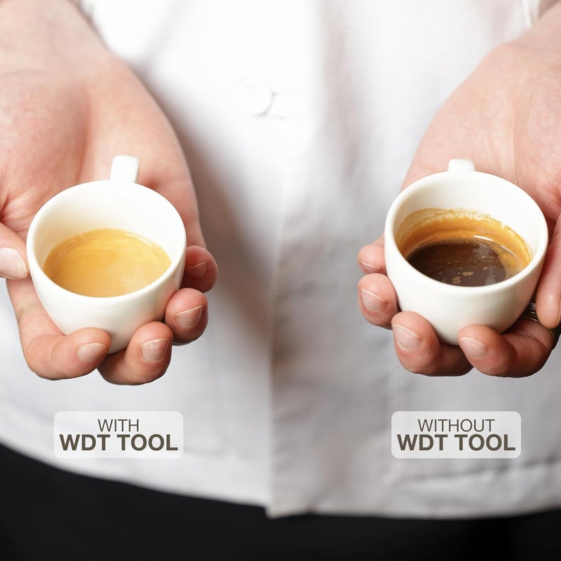 CREATMOR WDT Tool Espresso Stirrers - Coffee Distributor Barista Tools - Espresso Needle Distribution Tool for Coffee Accessories Kit - Walnut Wood Gifts for Coffee Lovers - Image 5